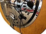 "LA PLUME " BLACK LIGHTING RESONATOR GUITAR PICKUP with FLEXIBLE MICRO - GOOSE NECK par Myers Micros ~ l'action see ...
