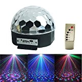 Lampe de Scène RGB，YesMae Mini Éclairage Ampoule de Scène à Disco DJ LED Lampe 6 pcs RGB LED Boule Cristal， ...