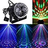 led mini lights, disco, dj stage light sound color rgb color change lighting crystal ball lights magic multi turn to ...