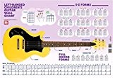 Left-Handed Children's Guitar Wall Chart (Wall Chart). Pour Left-Handed Guitar