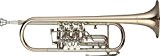 Levante LV-TR6605 B-Trumpet tournant pour trompette à Valves Concert
