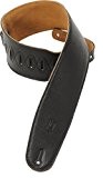 Levy's leathers levys m4gf blk 3.5 inch garment leather strap with thong (black)