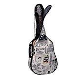 LianLe®41Inch Housse Sacoche Protection Porté à Dos pour Guitare Acoustique Folk Instruments
