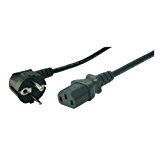 LogiLink CP095 Câble d'alimentation Schuko-C13 3 m Noir