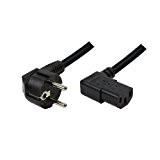 LogiLink CP103 Câble d'alimentation Schuko-C13 2 m Noir