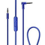 M.Way 1.3M 3.5mm Câble Audio Jack L Cordon par Dr Dre Solo HD Microphones pour Apple iPhone 3GS / 4 ...