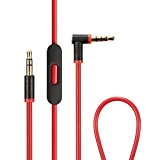 M.Way 1.3M 3.5mm Câble Audio Jack L Cordon par Dr Dre Solo HD Microphones pour Apple iPhone 3GS / 4 ...