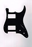 (MADE IN JAPAN)High Quality ST 62 Black 1PLY ,11 Hole, 2HUM 2volume Pickguard