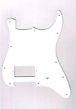 (MADE IN JAPAN)High Quality ST 62 White 1PLY ,11 Hole, 1HUM 1volume Pickguard