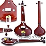 mAhARAJA ordinaire Tanpuri/Tanpura/Tamburi 4 cordes, boîte, Drones PDI BDJ (-)
