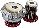 Maharaja spécial bolt-tuned Tabla Bayan en laiton Ensemble de tambour, 4 Kg, matériaux Dayan avec livre, Marteau, coussins et couverture (pdi-ee)
