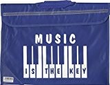 Mapac: Sacoche De Musique Clavier/Piano - Music Is The Key (Bleue)