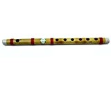 Marron peint à la main en bois Bansuri Collectable Decor Musical Instrument à vent