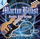 Martin Blust Electric Bass Strings Set .040-.095 Extra Light XL400-4