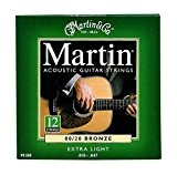 Martin M-180 Jeu de 12 Cordes pour Guitare acoustique Extra-Light