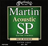 Martin MSP3000F 6 Cordes SP Extra Light (.10-.047)