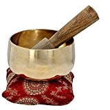 métal art instruments de bol chantant Inde pour touch de méditation de bell 10,8 Cm