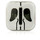 Metallic Black Headphones for iPod touch (6th gen), iPod touch (5th gen),iPod touch (4th gen),iPod touch (3rd gen),iPod touch (2nd ...