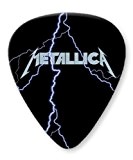 Metallica Lightning 5 X Premium Guitar Médiators Picks Medium Plectrums