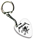 Metallica Love Heart Guitar Médiator Pick Porte-Clés