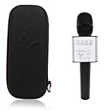 Micgeek Microphone Karaoke Q9 Bluetooth sans fil,noir PC031B