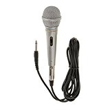 Microphone Dynamique Filaire Professionnel AK-319 Micro Câblé Vocal Pur -Argent