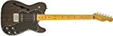 Modern Player Telecaster Thinline Deluxe Maple Black Transparent