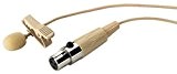 Monacor omnidirectionnel électret microphone pince à cravate, 3 pôles mini xlr (ecm-501l/sk)