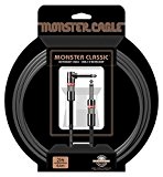 Monster Cable CLAS-I-21A Câble Jack coude/Jack 6,4 m Noir