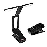 Music Stand LED Light Foldable Portable Clip On Orchestra LED Lamp Reading Light Rechargeable USB Light Piano Light 2 Levels ...