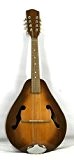 Musikalia Mandoline modèle "Gibson" "F" trous GAUCHER, archtop, électrifiable, peinture sunburst, de lutherie