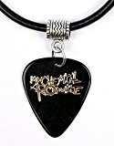 My Chemical Romance Collier Logo or Guitare Plectre Pick MCR Noir