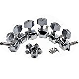 MyArmor 6 Pieces 3L3R guitare cordes Chrome Tuning Pegs Tuners Mécaniques