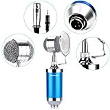 Neewer® Cardioïde à Condensateur Radiodiffusion & Enregistrement Microphone Kit Comprend: (1) Microphone à Condensateur avec Construit-dans Filtre Pop + (1) ...