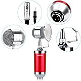 Neewer® Cardioïde à Condensateur Radiodiffusion & Enregistrement Microphone Kit Comprend: (1) Microphone à Condensateur avec Construit-dans Filtre Pop + (1) ...