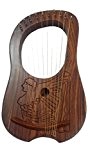 NEW Lyre Harpe en palissandre gravé emblème Irlandais Harpe/Harpe Irlandaise Lyra Jante 10 cordes en métal