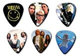 Nirvana Kurt Cobain Set of 6 Loose Médiators Picks ( Collection A )