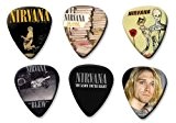 Nirvana Kurt Cobain Set of 6 Loose Médiators Picks ( Collection D )