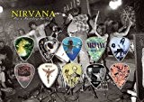 Nirvana Premium Celluloid Médiators Display Classic Recordings