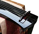 Niveau débutant bois de paulownia Guqin cithare chinois 7 Cordes Instrument Fu XI style