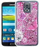 Nnopbeclik [Coque Samsung Galaxy S5 New Transparente] Paillettes Briller Style Backcover Doux Soft Housse pour Samsung Galaxy S5 Coque Silicone ...