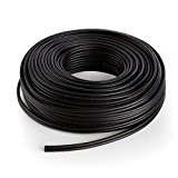 NUMAN Câble d'enceinte (CCA Aluminium-Cuivre 2 x 2,5mm 30m, libre d'oxygène avec une pureté de 99,99%) - noir