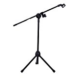 Ohuhu® Générique support de microphone/Pied de Microphone/stand de microphone double Mic clip/pince