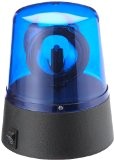 Olympia EDL 01 Mini Gyrophare à piles/Jeu de Lumière Bleu