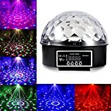 ONEDONE Lumière de DJ Disco avec changement de 6 LED couleurs Boule Magique Crystale de LED RGB lumière de DMX ...