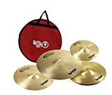 Orion Cymbals Twister Series Kit de Cymbale Splash 12"/Hi-Hat 14"/Crash 16"/Ride 20" + Housse