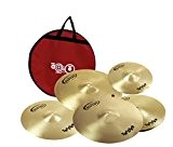 Orion Cymbals Twister Series Kit de Cymbale Splash 12"/Hi-Hat 14"/Crash 16"/Crash 18"/Ride 20" + Housse