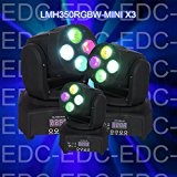 PACK 3 MINIS LYRES LED A 4 LEDS RGBW AVEC EFFET WASH DMX DJ LIGHT SONO