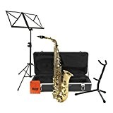Pack Complet Saxophone Alto par Gear4music Or clair