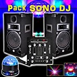 PACK SONO DJ 300W MDJ150-BT MyDj + Jeu Lumière LIGHT LED SunMagic LytOr